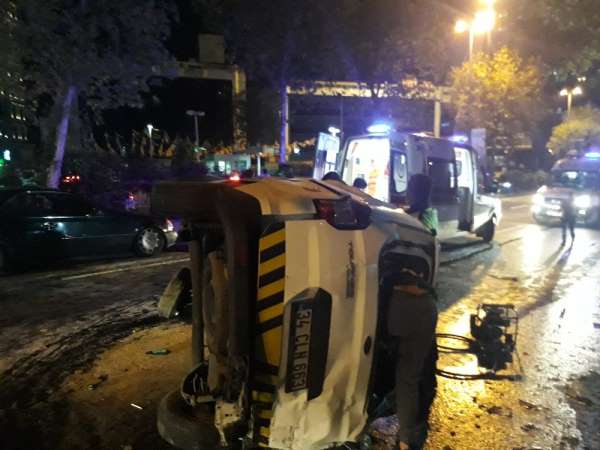 Şişli'de korkunç kaza: 4 yaralı 