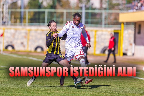 Samsunspor istediğini aldı