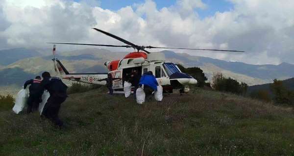 Samsun'da helikopter destekli uyuşturucu operasyonu