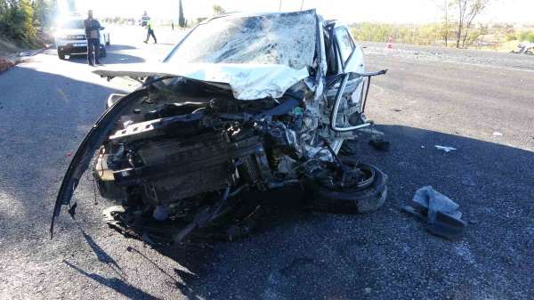 Adıyaman'da feci kaza: 1 polis, 1 muhtar ağır yaralı