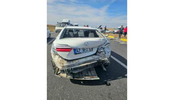 Mardin'de zincirleme trafik kazası: 5 yaralı