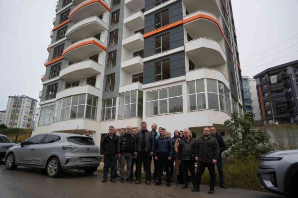 Samsun'da müteahhit ile kooperatif arasındaki uyuşmazlık 80 aileyi mağdur etti