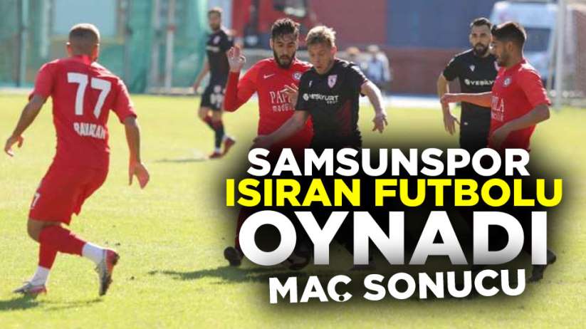Samsunspor Zonguldak Kömürspor maç sonucu