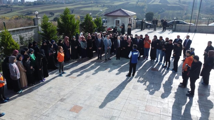 Samsun'da öğrenciler deprem anını yaşadı