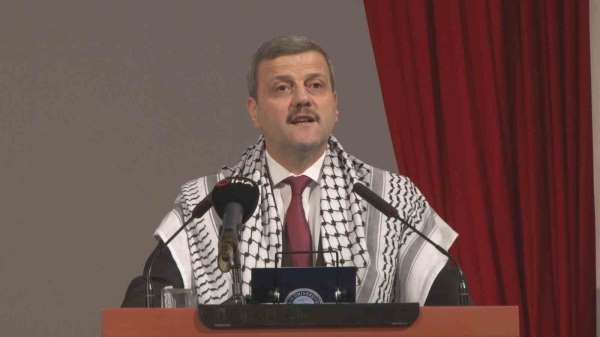 Gazi Üniversitesi Rektörü Yıldız: 'İsrail bir devlet değil, şeytani aklın oyuncağı'