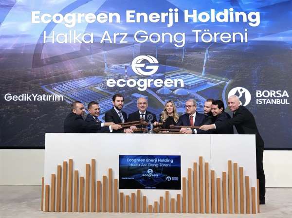 Borsa İstanbul'da gong Ecogreen Enerji Holding için çaldı