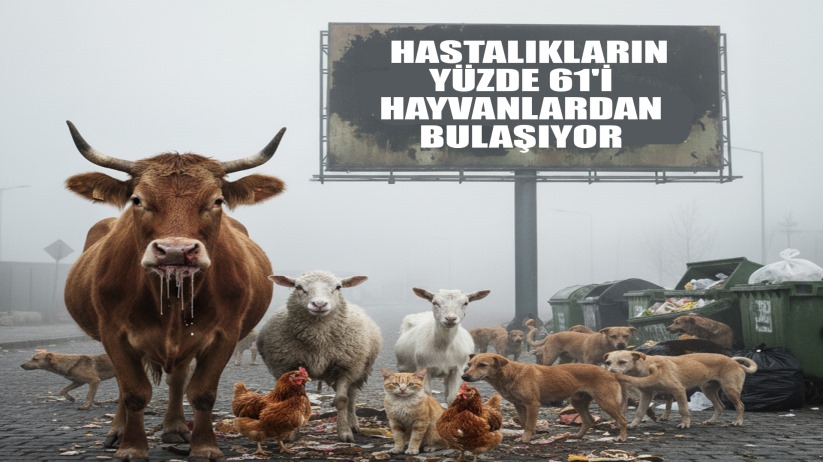 Türkiye'deki hastalıkların yüzde 61'i hayvanlardan insanlara geçen hastalıklar