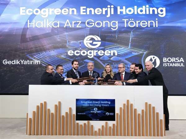 Ecogreen Enerji, Borsa İstanbul'da işlem görmeye başladı