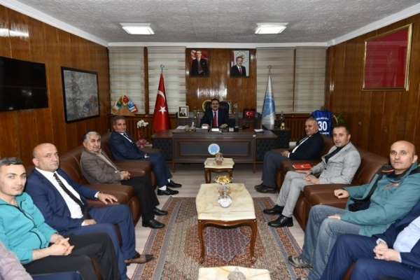 Federasyon temsilcilerinden Vali Akbıyık'a ziyaret 