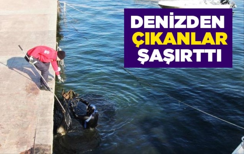 Samsun'da denizden çıkanlar şaşırttı