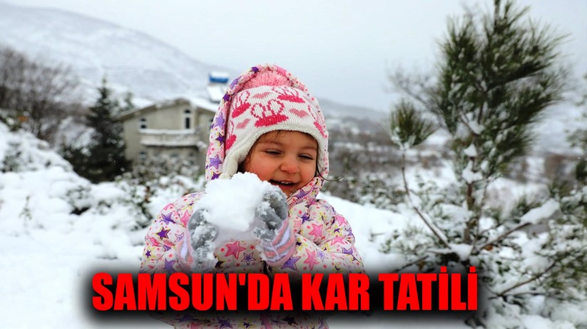Samsun'da kar tatili: Bazı ilçelerde eğitime 1 gün ara