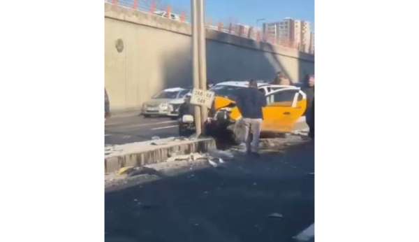 Buzlanma kazayı beraberinde getirdi