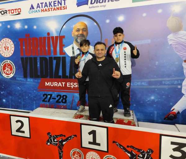 Karate Premier Ligi'nde Ünal kardeşlerden çifte altın