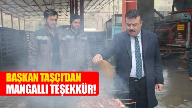 Samsun Haberleri: Başkan Taşçı'dan Mangallı Teşekkür!