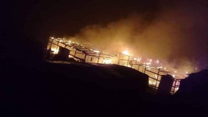 Lübnan'da mülteci kampında yangın: 2 ölü