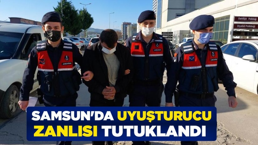 Samsun'da uyuşturucu zanlısı tutuklandı