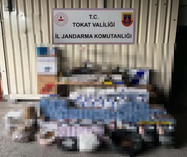 Tokat'ta yasa dışı sigara imalatı: 1 gözaltı