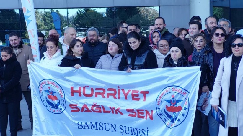 Samsun'da aile hekimlerinden basın açıklaması