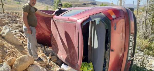 Bayburt'ta trafik kazası: 1 yaralı 