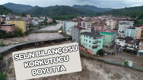 Samsun'daki selin bilançosu ortaya çıkıyor