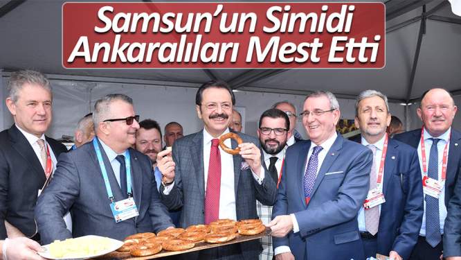 Ankara'da Samsun simidine büyük ilgi