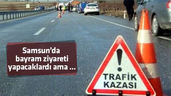Samsun'da trafik kazası: 9 yaralı