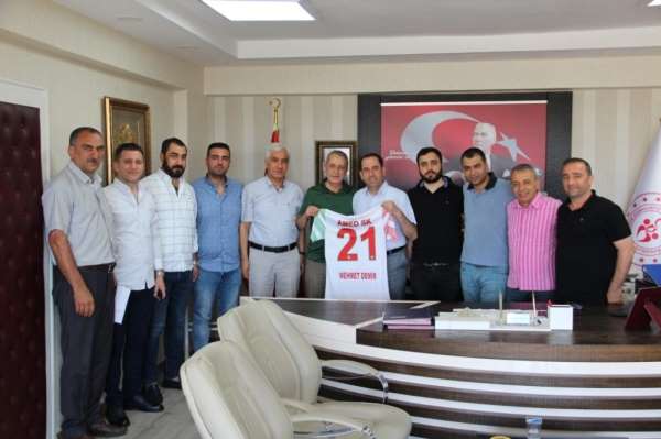 Amed Sportif Faaliyetleri yeni yönetiminden Demir'e ziyaret 