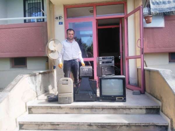 İzmit'te elektronik atıklar dönüşüme kazandırılıyor