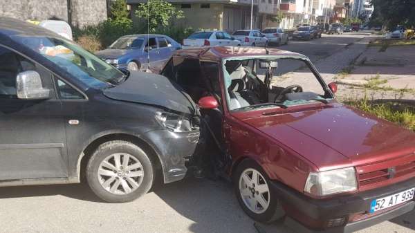 Fatsa'da trafik kazası: 1 yaralı 