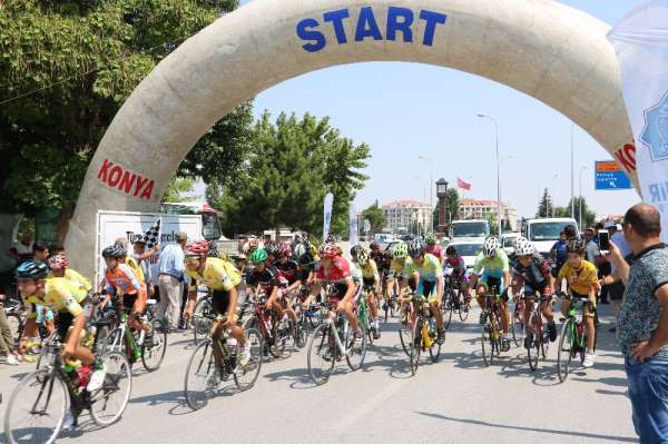 Beyşehir'de bisiklet yarışı 
