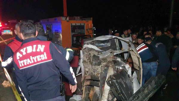 Aydın'da katliam gibi kaza 2 ölü 3 ağır yaralı - Aydın haber