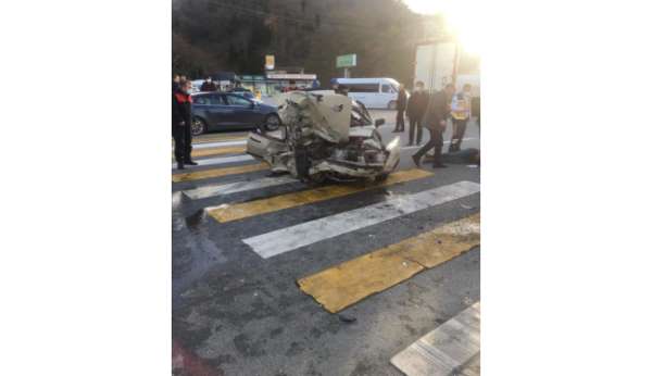Giresun'da trafik kazası: 1 ölü,1 yaralı - Giresun haber