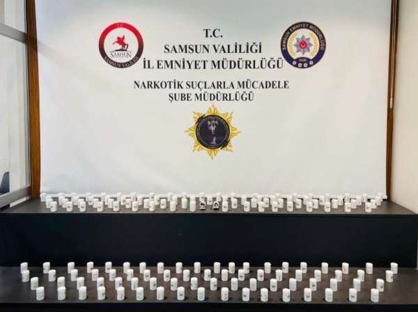 Samsun'da uyuşturucu hap ele geçirildi: 4 gözaltı