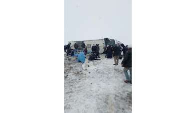 Yozgat'ta otobüs kazası: 1 ölü, 15 yaralı