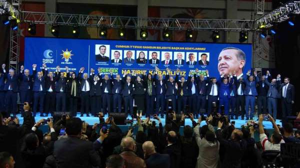 Samsun'da Cumhur İttifakı adayları tanıtıldı