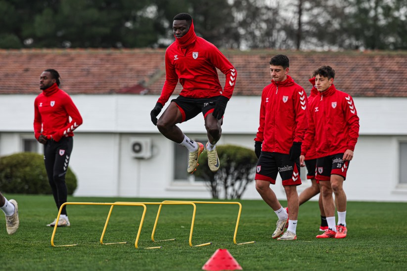 Samsunspor, Hatayspor hazırlıklarını sürdürdü