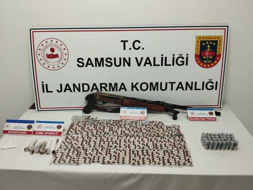 Samsun'da Jandarmadan uyuşturucu operasyonu: 2 gözaltı