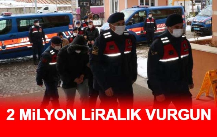 2 milyon liralık vurgun