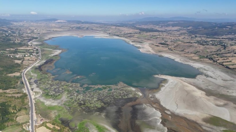Samsun'da yaşanan kar yağışı Ladik Gölü'ne can suyu oldu ama yeterli değil