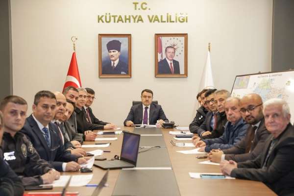 Kütahya'da 'İl Spor Güvenlik Koordinasyon Toplantısı' gerçekleştirildi