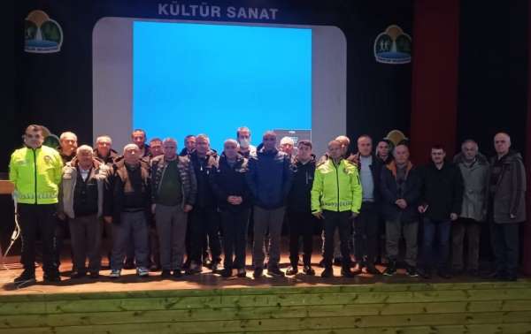 Sinop'ta okul müdürleri ve servis şoförlerine eğitim
