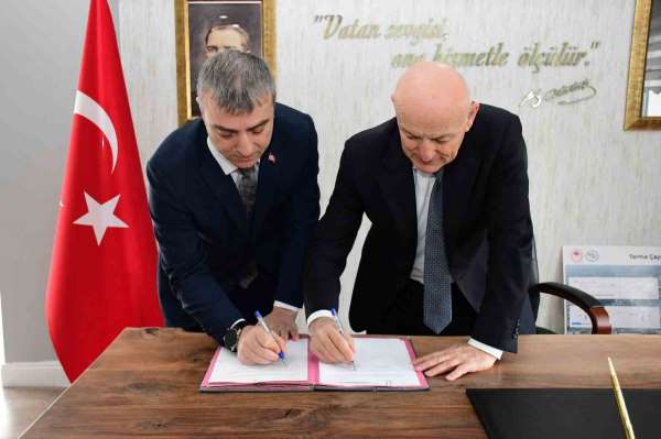 Terme'de bilim şenliği için protokol imzalandı