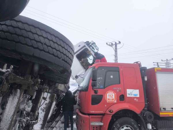 Van'ın Erciş ilesinde trafik kazası: 1 yaralı