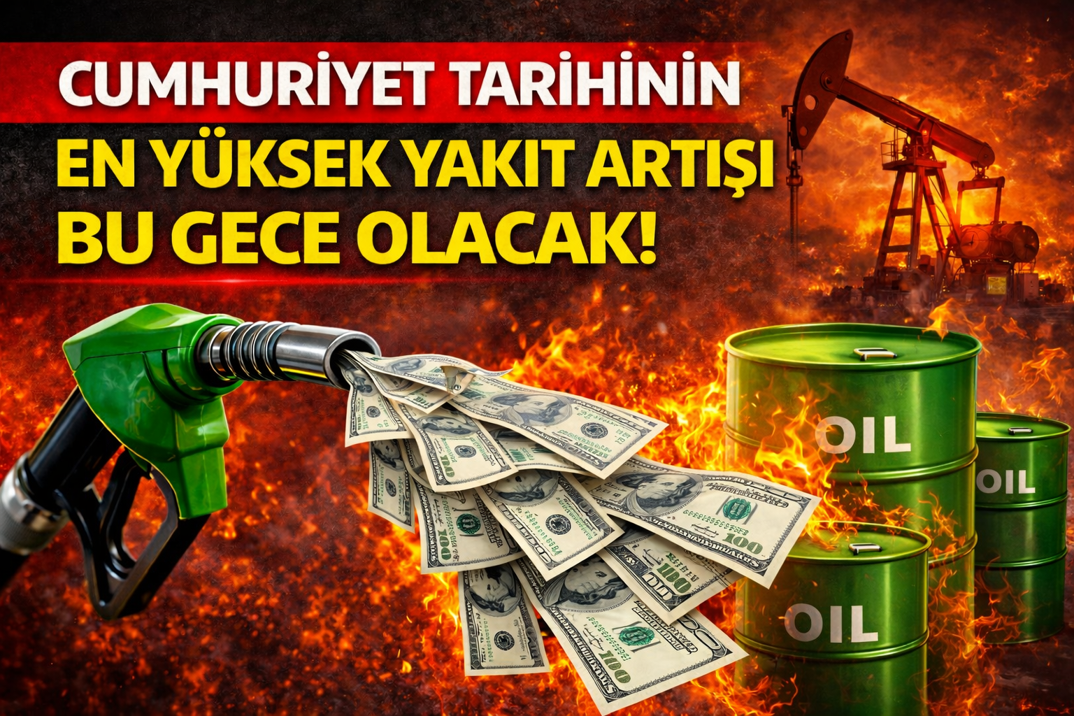 Akaryakıta Tarihi Zam: Benzin ve Motorine Bu Gece Büyük Artış