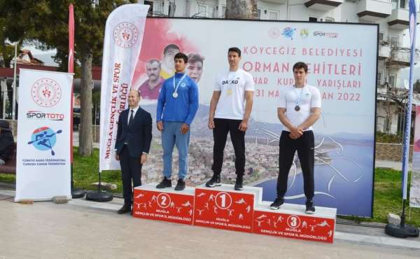 Kano yarışlarında Köyceğizli sporcu üç altın madalya kazandı - Muğla haber