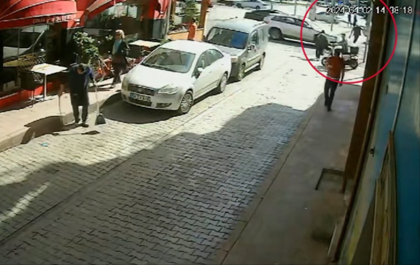 Samsun'da yaşlı adamı hayattan koparan kaza kamerada! 