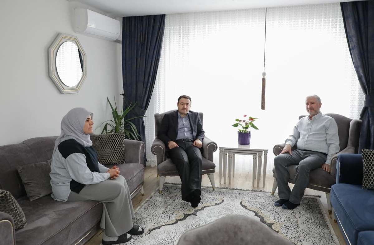 Kütahya Valisi Musa Işın'dan şehit ailelerine ziyaret
