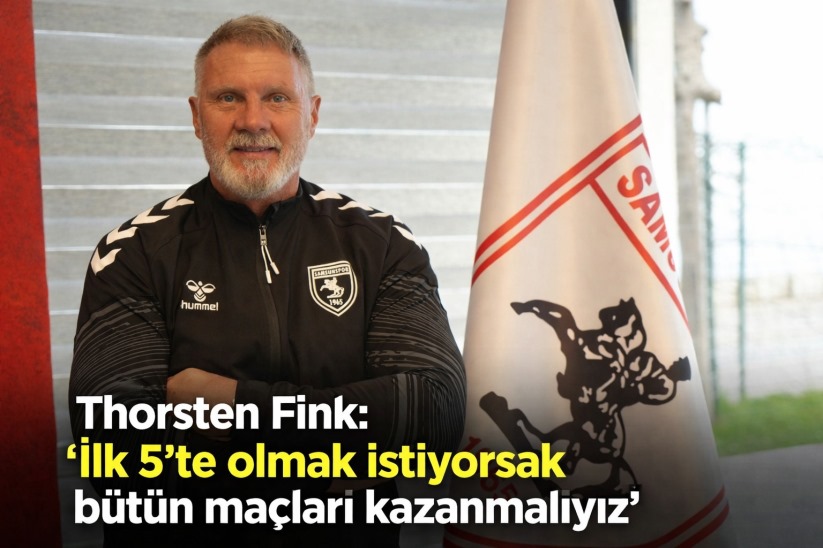 Thorsten Fink: 'İlk 5'te olmak istiyorsak bütün maçları kazanmalıyız'