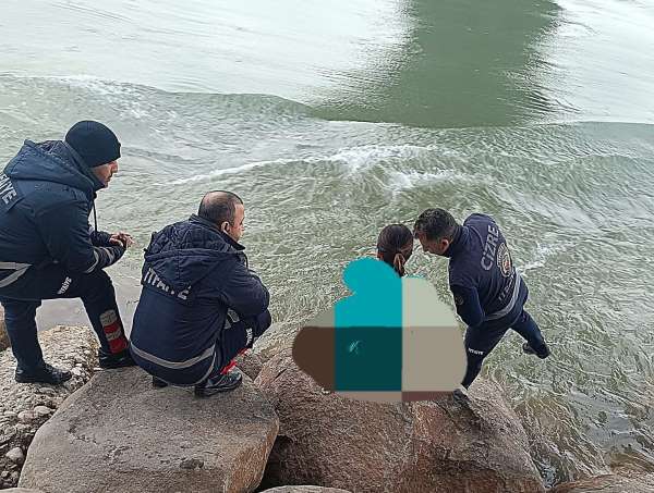 Dicle Nehri'nde intihar girişimi engellendi