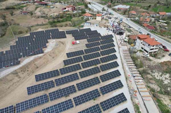 Çameli Belediyesi'nin ilk güneş enerji santrali hizmete açıldı